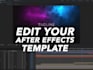 edit any after effects template video hive
