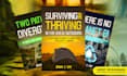 do KDP print book cover design and kindle ebook cover design