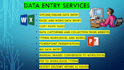 do data entry, copy to past