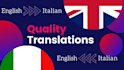 translate your english text into italian