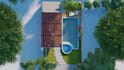 create your front yard, backyard, garden,swimming pool and landscape design