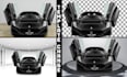 car photo background remove and drop shadow