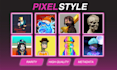 create a cartoon, pixel art and generate collection nft up to 10k