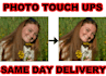 do a complete photo touch up