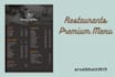 design premium restaurant menu