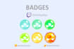do custom and cute badges