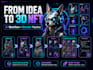 create a custom 3d nft collection with blender and ai