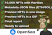 create your own unique nft collection with your rarities