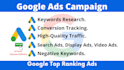 setup and optimize google adwords campaign