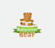 design babysitter bear logo