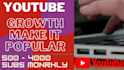 grow your channel and make it popular