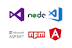 do web application and web site in dotnet and angular