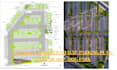 design rv park, campground map, parking plan, vector map ,dog park