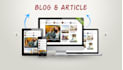 build blog and article website using wordpress