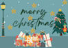 design a attractive magic christmas card