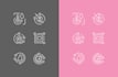 create flat design icon
