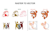 redraw logo, image tracing