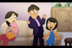 make a simple 2d animation in cartoon style