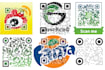 create professional qr code with provided logo as background