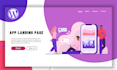 design responsive wordpress landing page for product or event