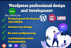 create responsive, fix, and customize wordpress website