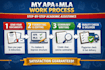 professionally format, edit, and summarize research papers in apa or mla style