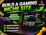 create monetized automated gaming website with adsterra ads