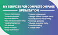 do complete on page SEO optimization to boost google rankings and traffic