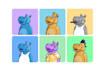create amazing nft cartoon illustration character