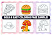created high quality bold and easy coloring book cover and pages for amazon KDP