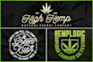 do cannabis marijuana or weed logo design