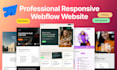 convert figma to webflow or develop webflow landing page as a webflow developer