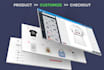 develop custom t shirt design website, print on demand store