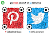 create qr code, custom qr code, qr code design with logo