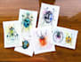 paint a watercolor bug illustration