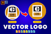 do manual vector tracing, redraw logo or image