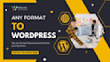 convert your figma design to responsive wordpress