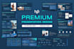design premium powerpoint presentation and pitch deck
