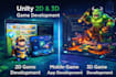 build unity 2d game development, unity mobile game app development unity 3d game