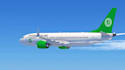make jet airplane logo animation