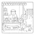create cute children coloring book illustration
