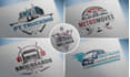 design a creative transport logistics trucking cargo courier moving company logo