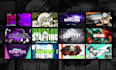 design custom streaming and social media graphics