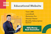 develop course selling website, coaching, school lms or platfrom