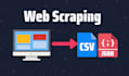 do your website scrapping and python scripting