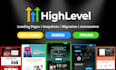 design gohighlevel funnel, kajabi, clickfunnels, kartra, ghl funnel expert