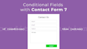 setup contact form 7 with conditional field