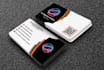 design modern minimal stylish business card