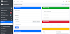 design dashboard website using php, mysql and adminlte