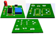 design schematic with pcb layout boards in eagle and proteus